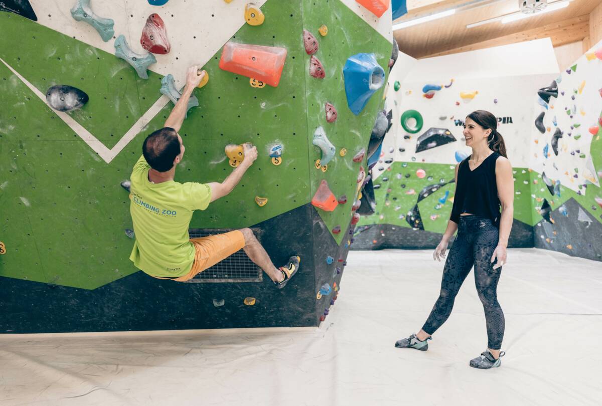 Kraftreich Aufenfeld · Bouldern · Klettern · Zillertal